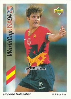 Figurina Roberto Solazabal - World Cup USA 1994. Preview Italian/Spanish n. 192 - Upper Deck