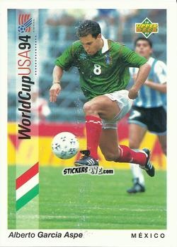 Cromo Alberto Garcia Aspe - World Cup USA 1994. Preview Italian/Spanish n. 196 - Upper Deck