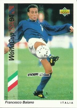 Figurina Francesco Baiano - World Cup USA 1994. Preview Italian/Spanish n. 197 - Upper Deck