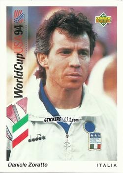 Sticker Daniele Zoratto - World Cup USA 1994. Preview Italian/Spanish n. 198 - Upper Deck