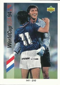 Figurina Checklist 141-210 - World Cup USA 1994. Preview Italian/Spanish n. 200 - Upper Deck