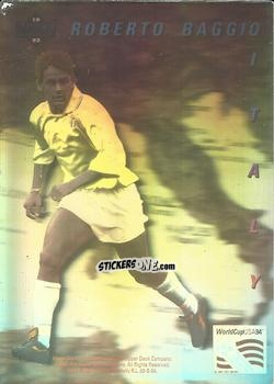 Figurina Roberto Baggio - World Cup USA 1994. Preview Italian/Spanish n. WSH4 - Upper Deck