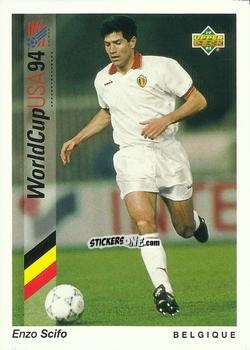 Figurina Enzo Scifo - World Cup USA 1994. Preview Italian/Spanish n. 11 - Upper Deck