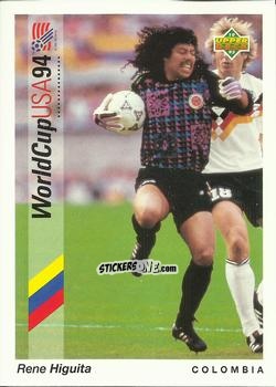 Sticker Rene Higuita - World Cup USA 1994. Preview Italian/Spanish n. 16 - Upper Deck