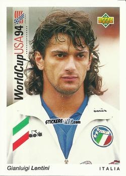 Cromo Gianluigi Lentini - World Cup USA 1994. Preview Italian/Spanish n. 24 - Upper Deck
