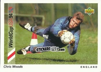 Figurina Chris Woods - World Cup USA 1994. Preview Italian/Spanish n. 25 - Upper Deck