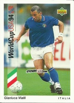 Sticker Gianluca Vialli - World Cup USA 1994. Preview Italian/Spanish n. 38 - Upper Deck