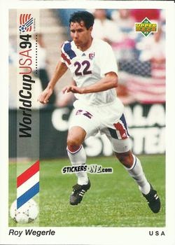 Figurina Roy Wegerle - World Cup USA 1994. Preview Italian/Spanish n. 55 - Upper Deck