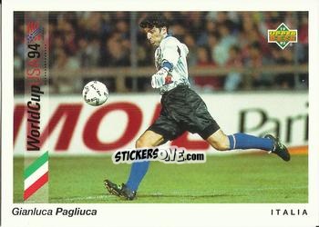Cromo Gianluca Pagliuca - World Cup USA 1994. Preview Italian/Spanish n. 67 - Upper Deck