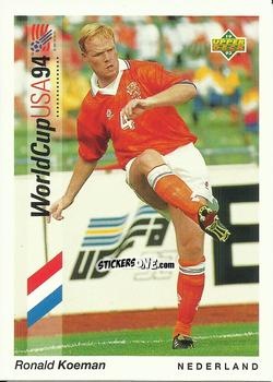 Cromo Ronald Koeman - World Cup USA 1994. Preview Italian/Spanish n. 79 - Upper Deck