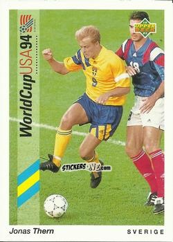 Cromo Jonas Thern - World Cup USA 1994. Preview Italian/Spanish n. 87 - Upper Deck
