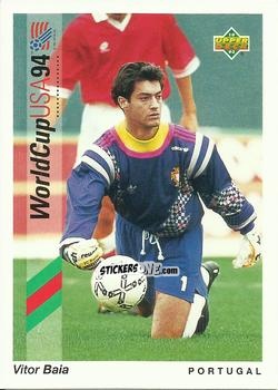 Sticker Vitor Baia RC - World Cup USA 1994. Preview Italian/Spanish n. 92 - Upper Deck