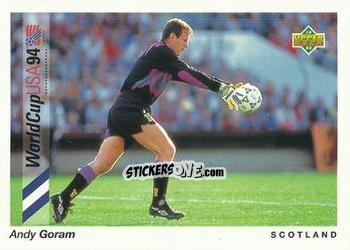 Figurina Andy Goram - World Cup USA 1994. Preview Italian/Spanish n. 95 - Upper Deck