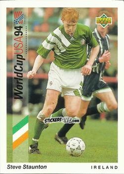 Figurina Steve Staunton - World Cup USA 1994. Preview Italian/Spanish n. 99 - Upper Deck