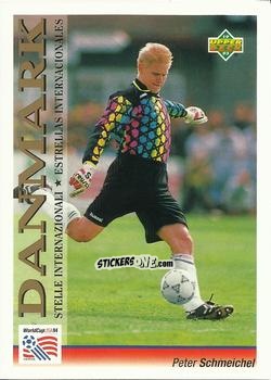 Figurina Peter Schmeichel - World Cup USA 1994. Preview Italian/Spanish n. 102 - Upper Deck