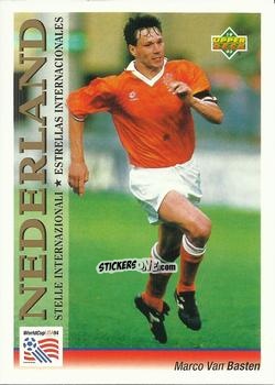 Sticker Marco Van Basten - World Cup USA 1994. Preview Italian/Spanish n. 112 - Upper Deck