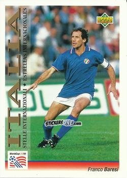 Sticker Franco Baresi - World Cup USA 1994. Preview Italian/Spanish n. 115 - Upper Deck