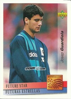 Sticker Josep Guardiola - World Cup USA 1994. Preview Italian/Spanish n. 147 - Upper Deck