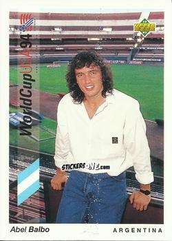 Figurina Abel Balbo - World Cup USA 1994. Preview Italian/Spanish n. 153 - Upper Deck