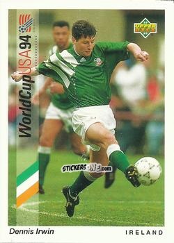 Figurina Dennis Irwin - World Cup USA 1994. Preview Italian/Spanish n. 154 - Upper Deck