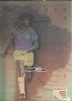 Figurina Bebeto - World Cup USA 1994. Preview Italian/Spanish n. WSH5 - Upper Deck