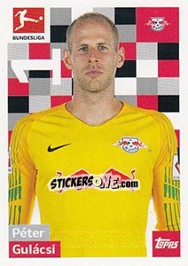 Sticker Péter Gulácsi - German Football Bundesliga 2018-2019 n. 140 - Topps