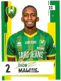 Sticker Dion Malone - Eredivisie 2018-2019 n. 11 - Ah