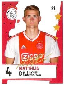 Sticker Matthijs De Ligt - Eredivisie 2018-2019 n. 21 - Ah
