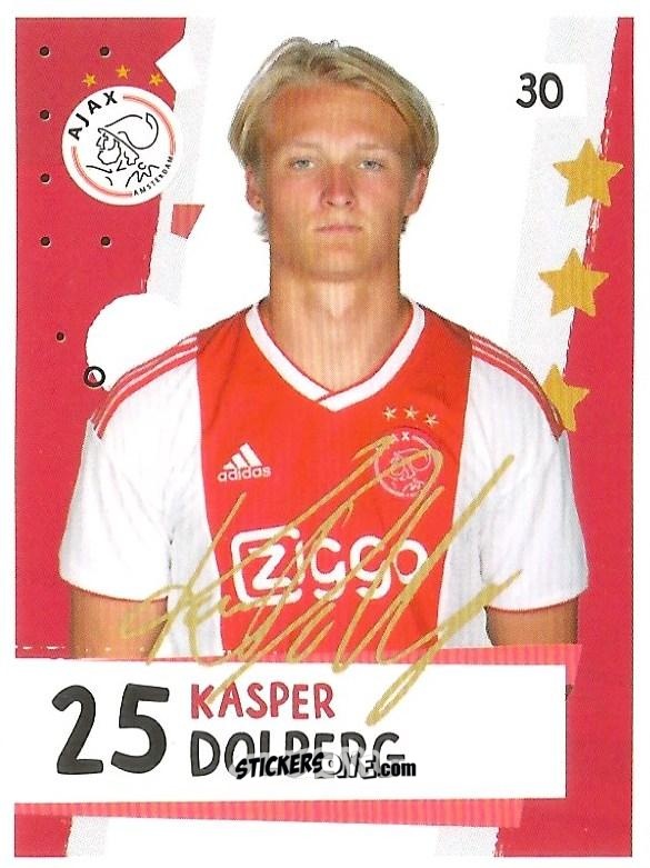 Figurina Kasper Dolberg - Eredivisie 2018-2019 n. 30 - Ah