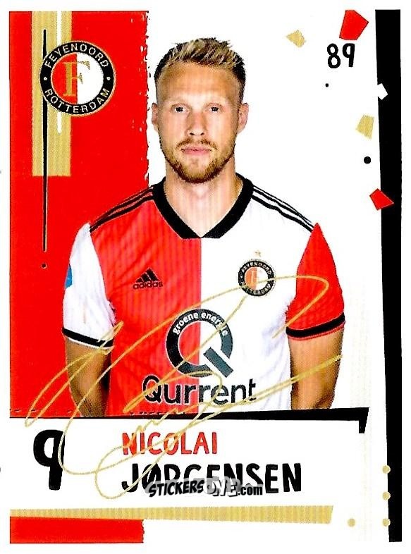 Cromo Nicolai Jorgensen - Eredivisie 2018-2019 n. 89 - Ah