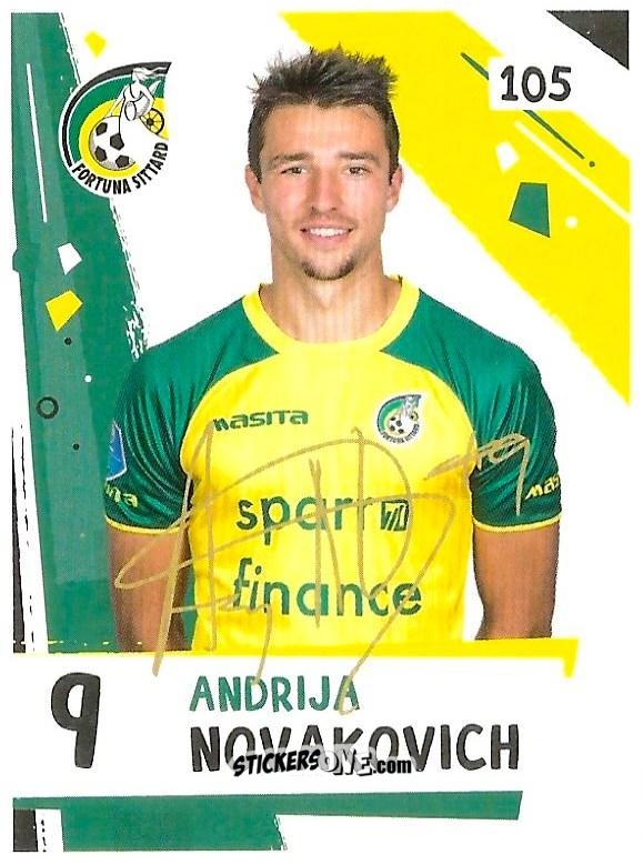 Sticker Andrija Novakovich - Eredivisie 2018-2019 n. 105 - Ah