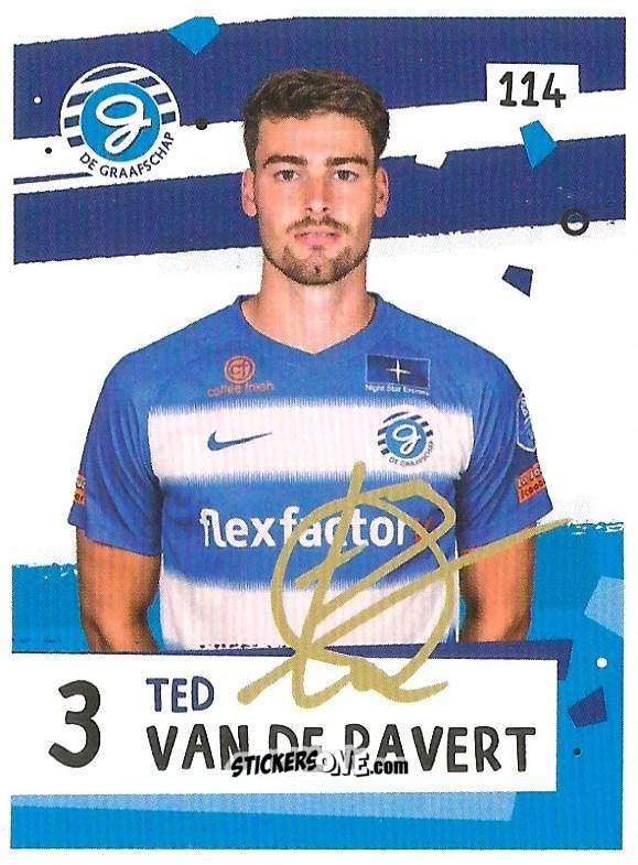 Sticker Ted Van De Pavert - Eredivisie 2018-2019 n. 114 - Ah