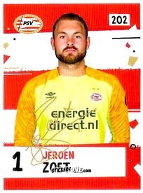 Figurina Jeroen Zoet - Eredivisie 2018-2019 n. 202 - Ah