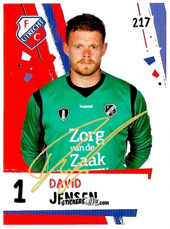Sticker David Jensen - Eredivisie 2018-2019 n. 217 - Ah