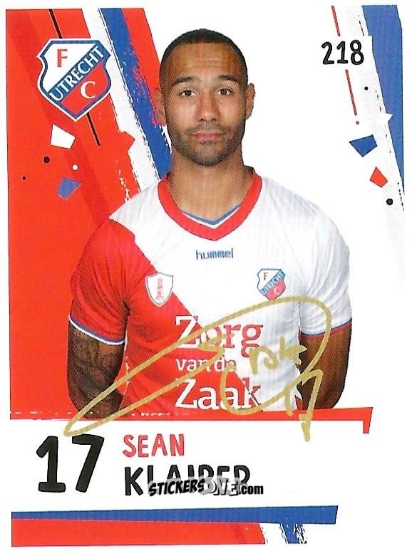Sticker Sean Klaiber - Eredivisie 2018-2019 n. 218 - Ah