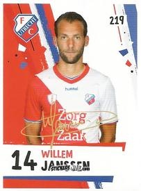 Sticker Willem Janssen - Eredivisie 2018-2019 n. 219 - Ah
