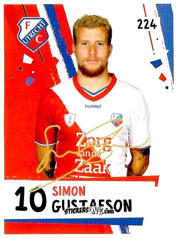 Sticker Simon Gustafson - Eredivisie 2018-2019 n. 224 - Ah
