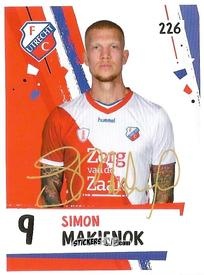 Sticker Simon Makienok - Eredivisie 2018-2019 n. 226 - Ah