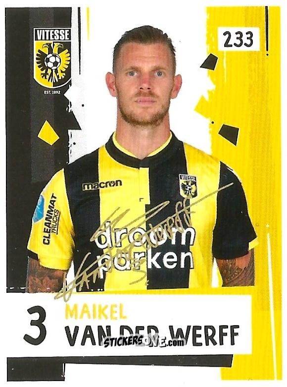 Sticker Maikel Van Der Werff - Eredivisie 2018-2019 n. 233 - Ah