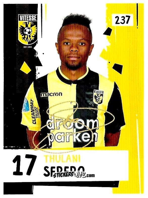 Sticker Thulani Serero - Eredivisie 2018-2019 n. 237 - Ah