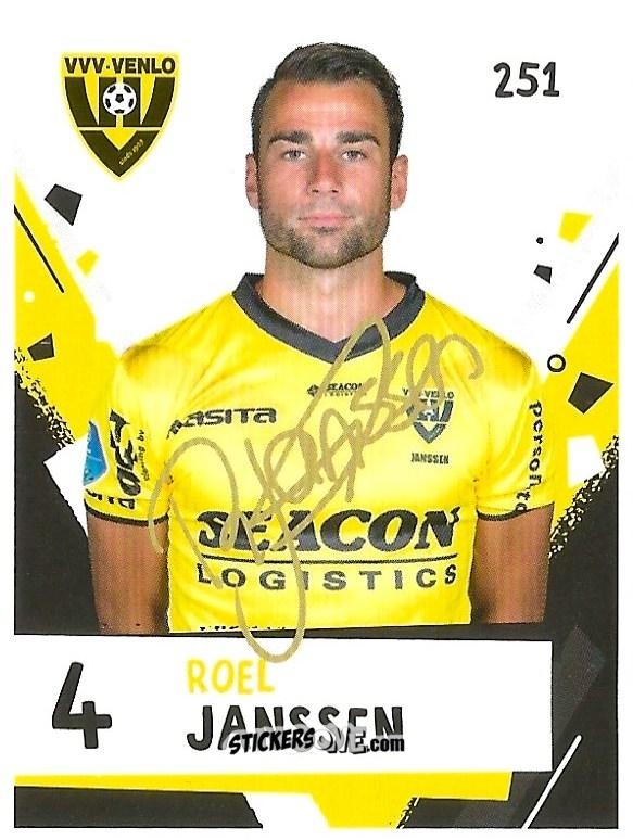 Sticker Roel Janssen - Eredivisie 2018-2019 n. 251 - Ah