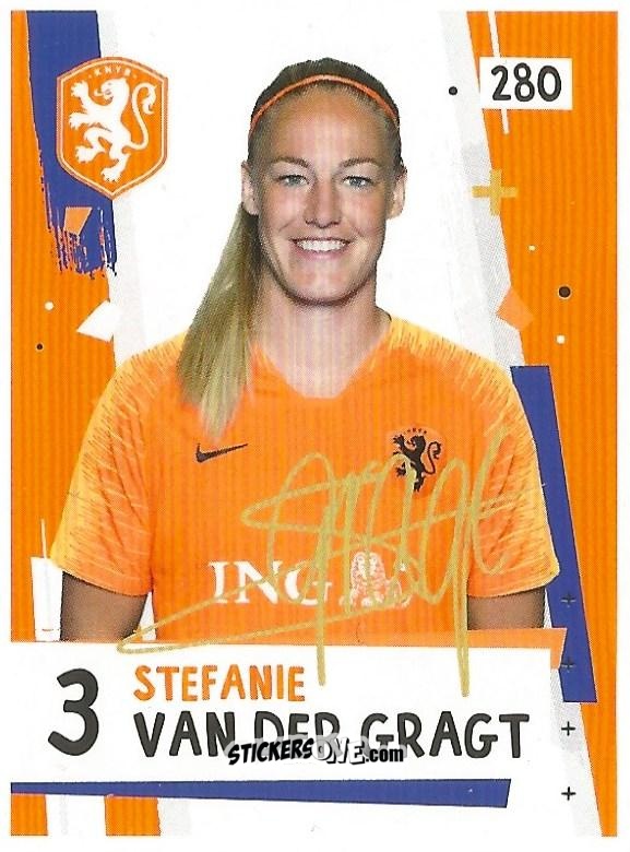 Cromo Stefanie Van Der Gragt - Eredivisie 2018-2019 n. 280 - Ah