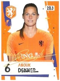 Figurina Anouk Dekker - Eredivisie 2018-2019 n. 283 - Ah