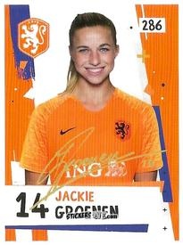 Sticker Jackie Groenen - Eredivisie 2018-2019 n. 286 - Ah