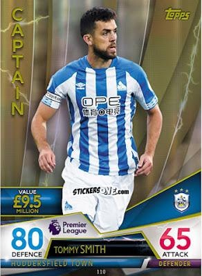 Figurina Tommy Smith - English Premier League 2018-2019. Match Attax Ultimate n. 110 - Topps