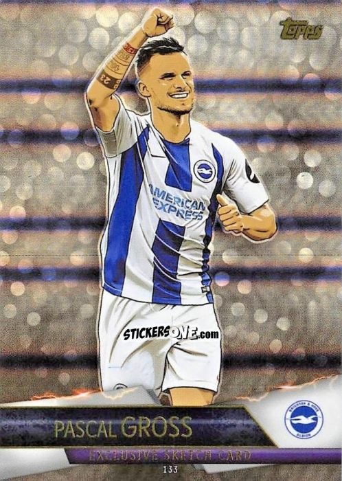 Cromo Pascal Gross - English Premier League 2018-2019. Match Attax Ultimate n. 133 - Topps