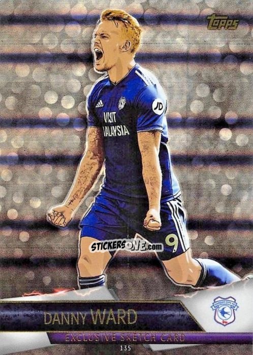 Figurina Danny Ward - English Premier League 2018-2019. Match Attax Ultimate n. 135 - Topps