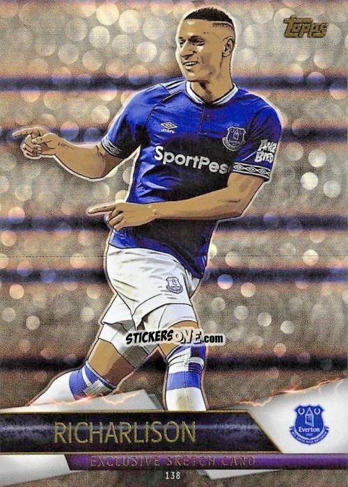 Figurina Richarlison - English Premier League 2018-2019. Match Attax Ultimate n. 138 - Topps
