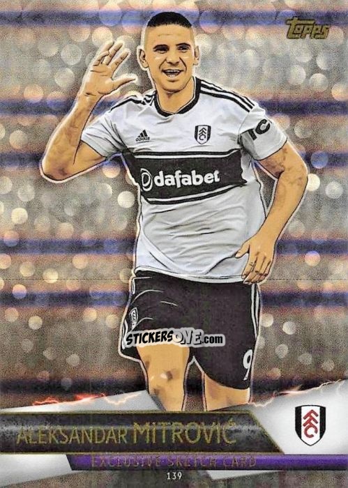 Figurina Aleksandar Mitrovic - English Premier League 2018-2019. Match Attax Ultimate n. 139 - Topps
