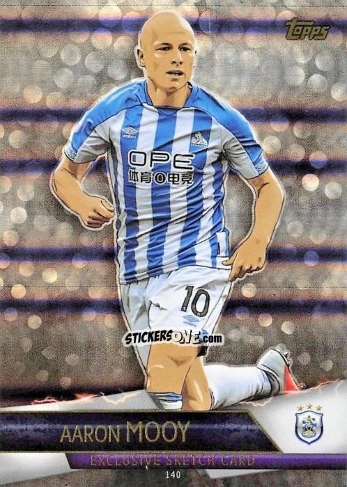 Figurina Aaron Mooy - English Premier League 2018-2019. Match Attax Ultimate n. 140 - Topps